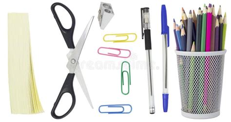 Different Stationery Items Stock Photo Image Of Stationery 102798106