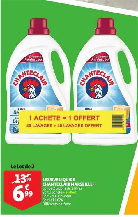 Offre Lessive Liquide Chanteclair Marseille Chez Auchan Direct