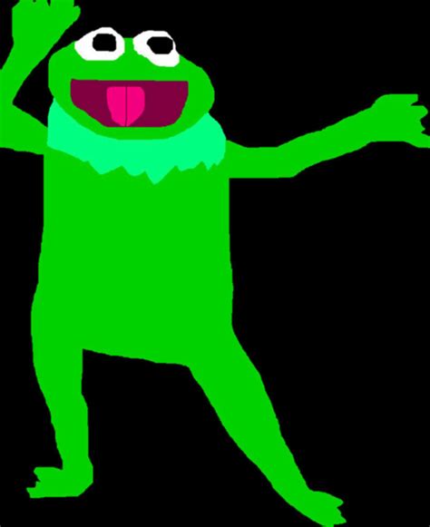 Random Kermit The Frog Ms Paint By Falconlobo Fanart Central
