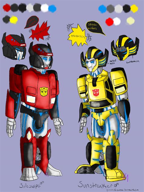 Wll Sideswipe And Sunstreaker By Blitzindite On Deviantart