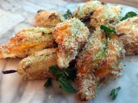 Baked Stuffed Squash Blossoms Are A Delicious Revelation Squash