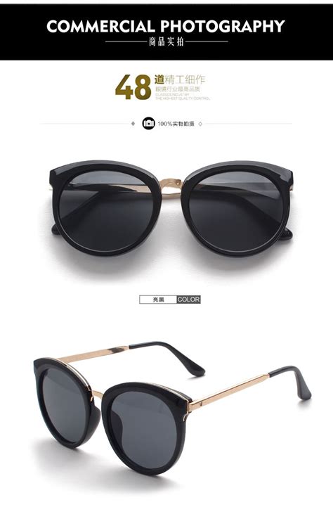 Hot Sale Womens Sunglasses Beautiful Korean Style Sun Glasses For Women Brand Designer 2016