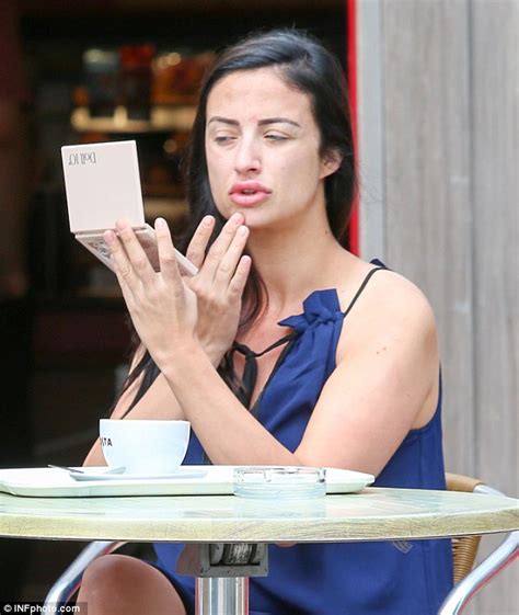 Chantelle Houghton Shows Off Painful Looking Inflated Lips Following
