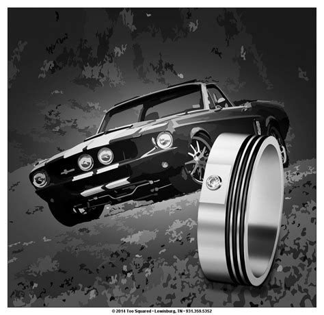 The Piston Ring Car Ring Car Lover Ring Wedding Band Car Inspired Ring