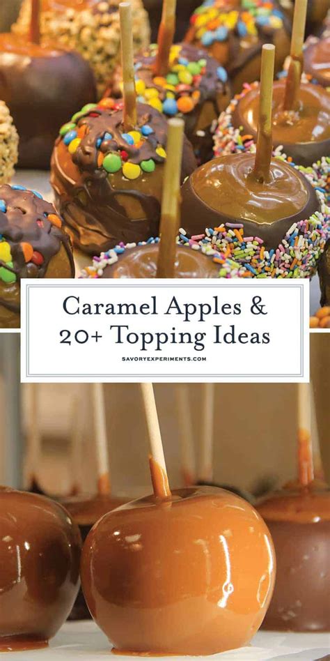 How To Make Caramel Apples 25 Caramel Apple Topping Ideas