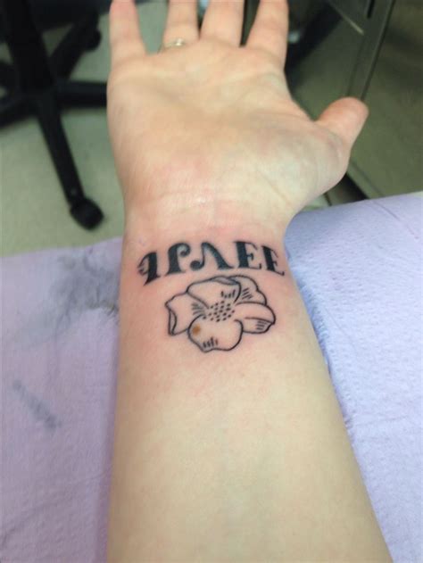 This is a celebratory tattoo that acclaims your womanhood and appreciation for being a female. Cherokee word for strength ( written in Cherokee) the ...