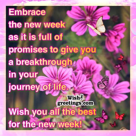 Happy New Week Messages Wish Greetings