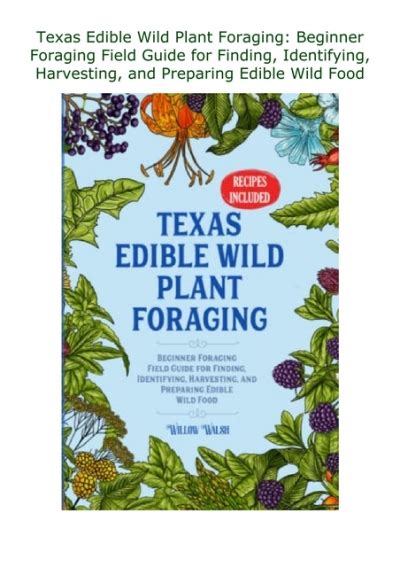 Ebookdownload Texas Edible Wild Plant Foraging Beginner Foraging