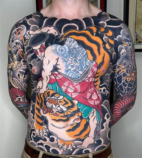 Japanese Bodysuits Stunning Full Chest And Back Tattoos