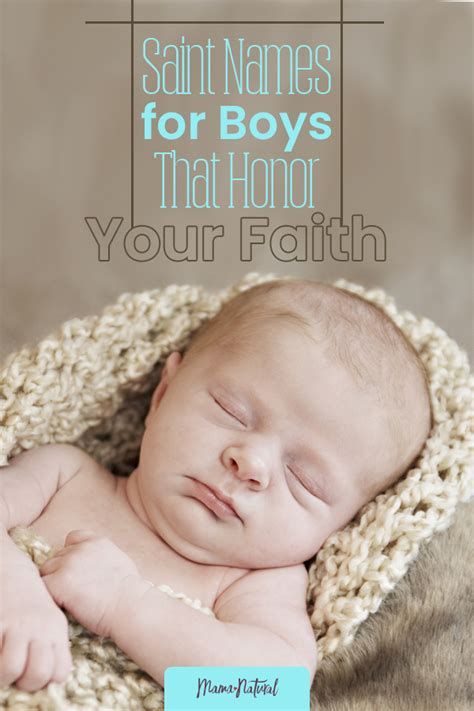 Saint Names For Boys That Honor Your Faith Mama Natural