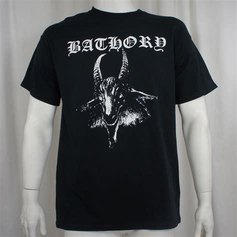 Bathory T Shirt Goat Logo Merch2rock Alternative Clothing