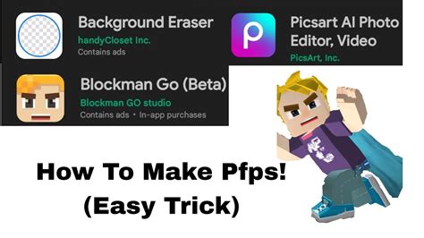 How To Make Pfps For Your Youtube Channel And Blockmango Blockmango