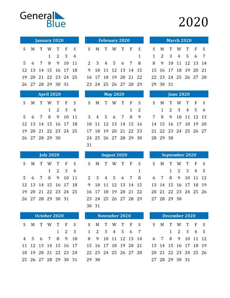 Effective Free 4 Year Calendar Printable Calendar Printables