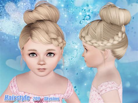 The Sims Resource Skysims Hair Toddler 209 I