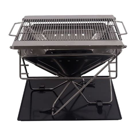 Spinifex Folding Fire Pit Silver