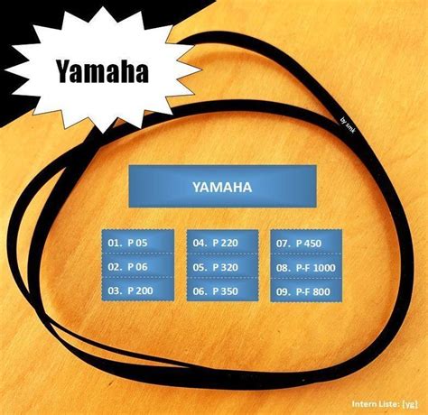 Yamaha Antriebsriemen F R Plattenspieler Typen Gem Bild Kaufen