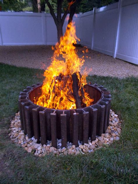 Diy Propane Fire Pit From Grill Fire Pits Diy