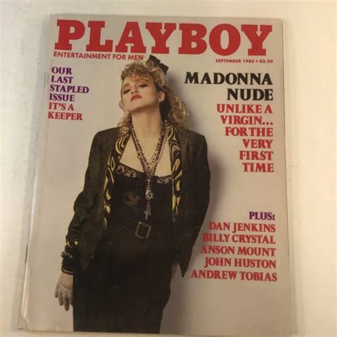 VINTAGE SEPTEMBER 1985 Playboy Magazine Madonna Nude 15 20 PicClick