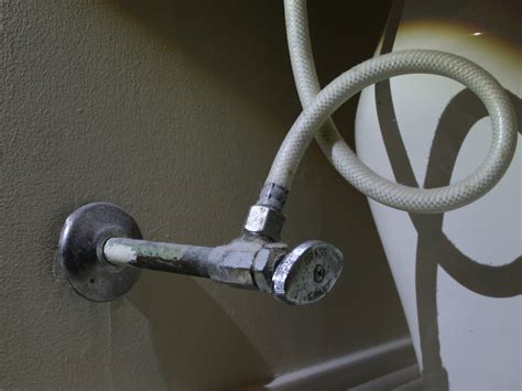 When water refills the toilet tank after a flush, it should stop before it reaches the top of the overflow tube. Replace Toilet Shut Off Valve | TcWorks.Org
