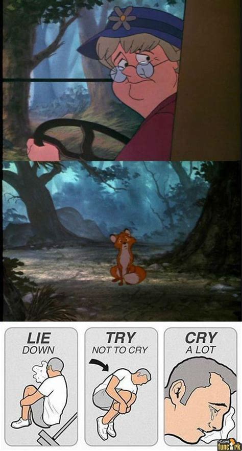 Sad Fox And The Hound Movie Moment Meme