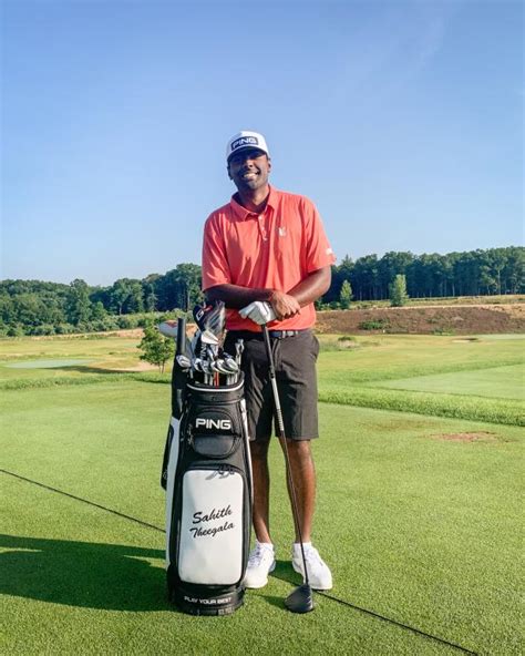Ping signs sahith theegala, college player of the year. Sahith Theegala, Haskins Award winner, signs with Ping on eve of his first PGA Tour start as a ...