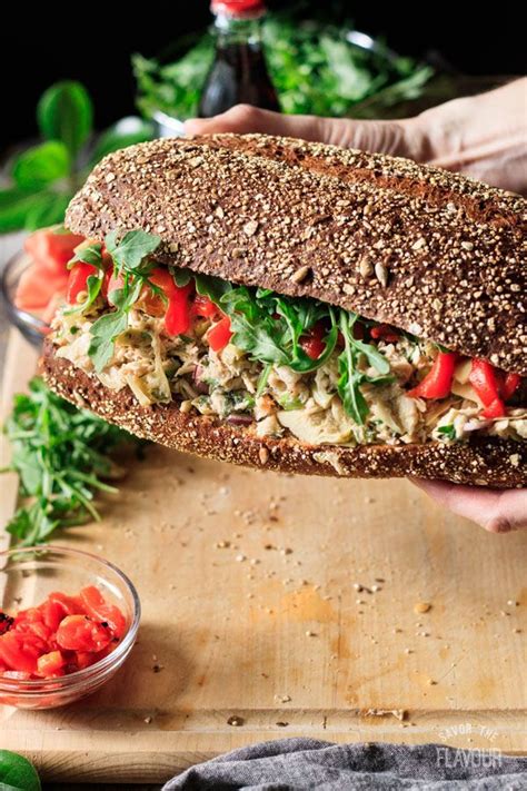 Sicilian Tuna Salad Sandwich Recipe Sandwiches Tasty Ingredients