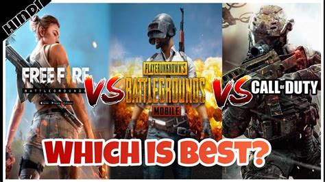 Every tail has two sides according to me when talking about pubg vs freefire it depend on which basis youbare saying it. Free Fire Vs Pubg Mobile Vs Call Of Duty Mobile | Which is ...