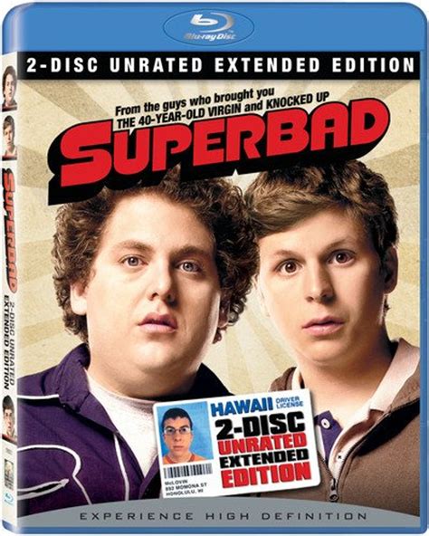 Superbad Two Disc Unrated Extended Edition Blu Ray