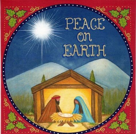 Peace On Earth Christmas Cards Pack Of 10 Luke 214