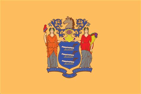 New Jersey State Flag Liberty Flag And Banner Inc