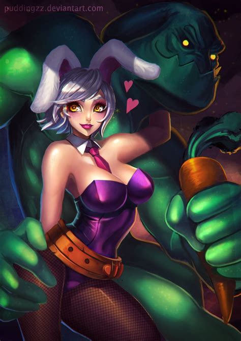 Commission Riven And Zac By Puddingzz League Of Legends