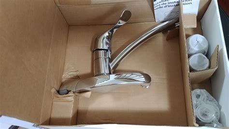 Moen 8713 Single Handle Wall Mount Kitchen Faucet With 9 In Spout In