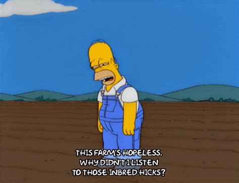 Homer Simpson Farmer GIF Find Share On GIPHY