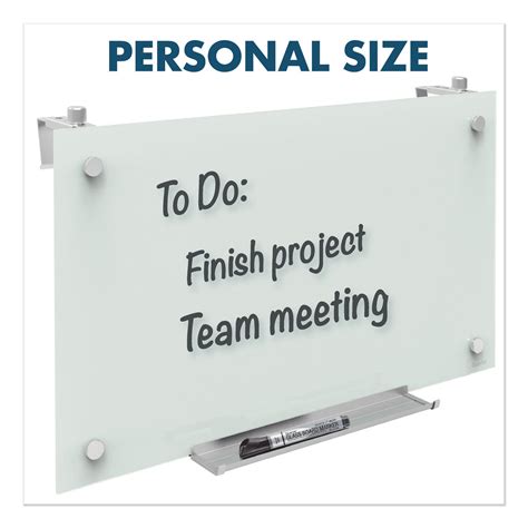 Infinity Magnetic Glass Dry Erase Cubicle Board By Quartet® Qrtpdec2414