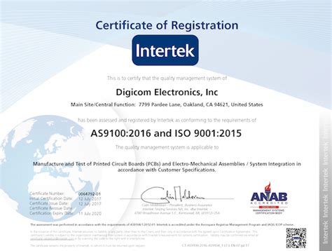 As9100 Iso 9001 Certification Electronics Manufacturing News