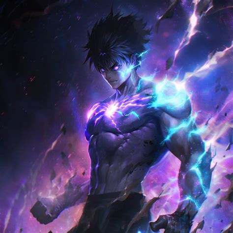 Realistic Purple Aura Fighting Stance Sano By Nwawalrus On Deviantart