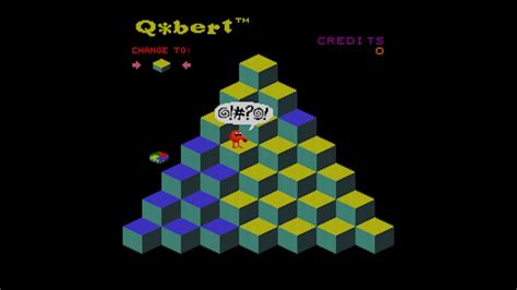 Qbert 1982 Gottlieb Arcade Game Youtube