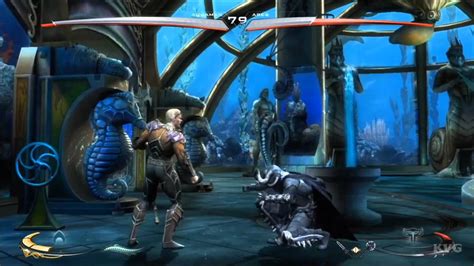 Injustice Gods Among Us Aquaman Vs Ares Story Battle 12 Hd Youtube