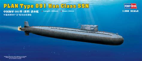 Chinese Plan Type 091 Han Class Submarine Ssn Hobby Boss 83512