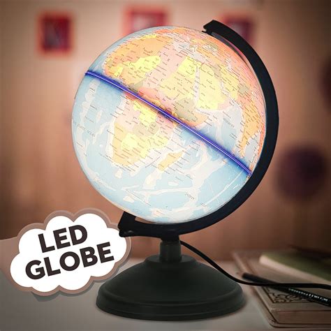 World Earth Globe Atlas Map Geography Education T W Rotating Stand