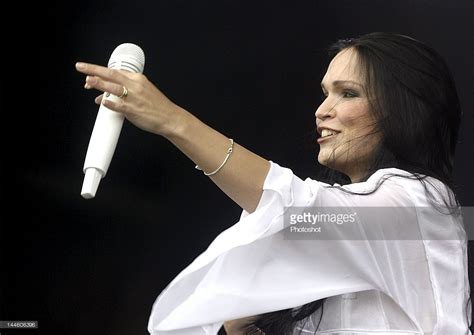 Tarja Turunen Vocalist From Nightwish Performing Live At The Main Stage