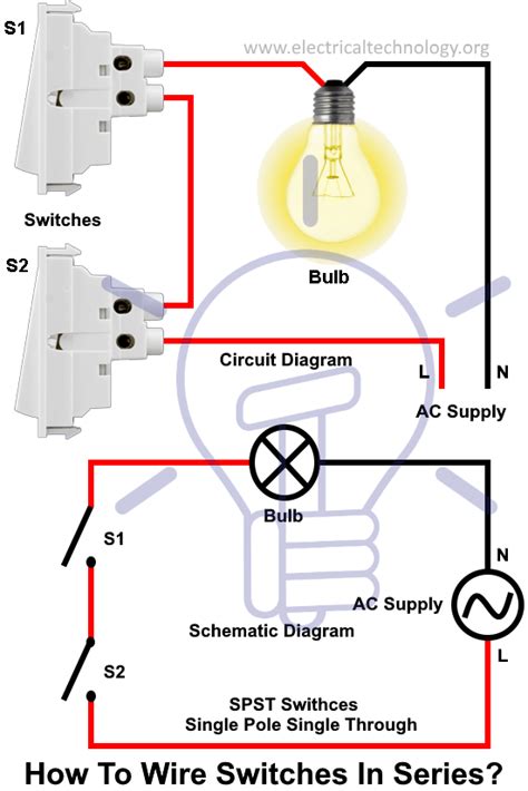 The power coming from the panel to the switch. Wiring Diagram For A Single Pole Light Switch