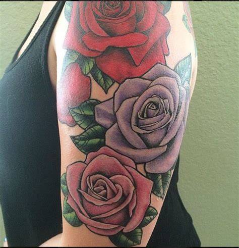 Roses Purplerose Redrose Pinkrose Realisticroses Tattoo Rose Roses