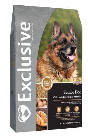 It is true that the best dog food for older dogs may cost well over $50, while another bag of the same size might cost less than $20. Exclusive Senior Dog Food :: Steinhauser's