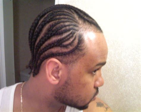 The basic cornrow hairstyle for men. men cornrow design braided together - thirstyroots.com: Black Hairstyles