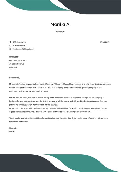 Chemical Engineer Cover Letter Example & Writing Tips Free 2022