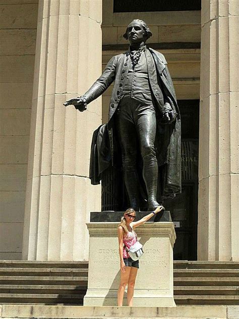 Bronze Statue Of George Washington 1882 By John Quincy Adams Ward At