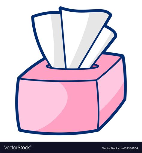 Napkins In Cartoon Style Cute Royalty Free Vector Image