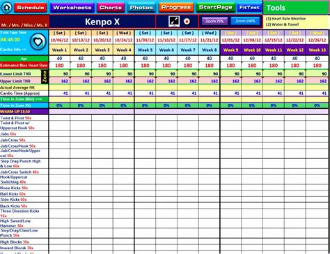 9 Workout Spreadsheet Excel Template Excel Templates Excel Templates