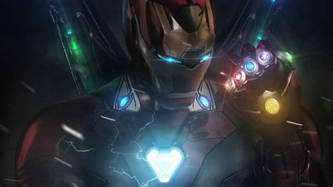 2560x1440 Iron Man Infinity Gauntlet New Art 1440p Resolution Hd 4k